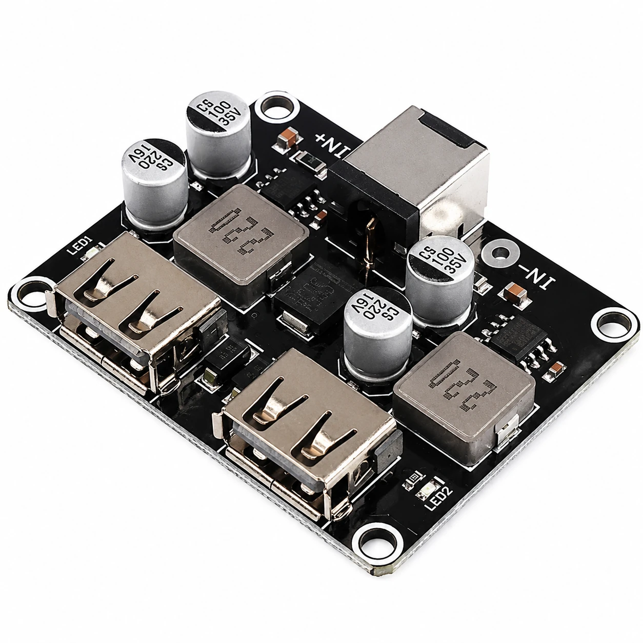 22d0fc6e-f008-4ac7-8ede-eb7e30dc9c72.png ماژول دو پورت USB فست شارژ Quick Charge 3 | QC3 - تصویر 1