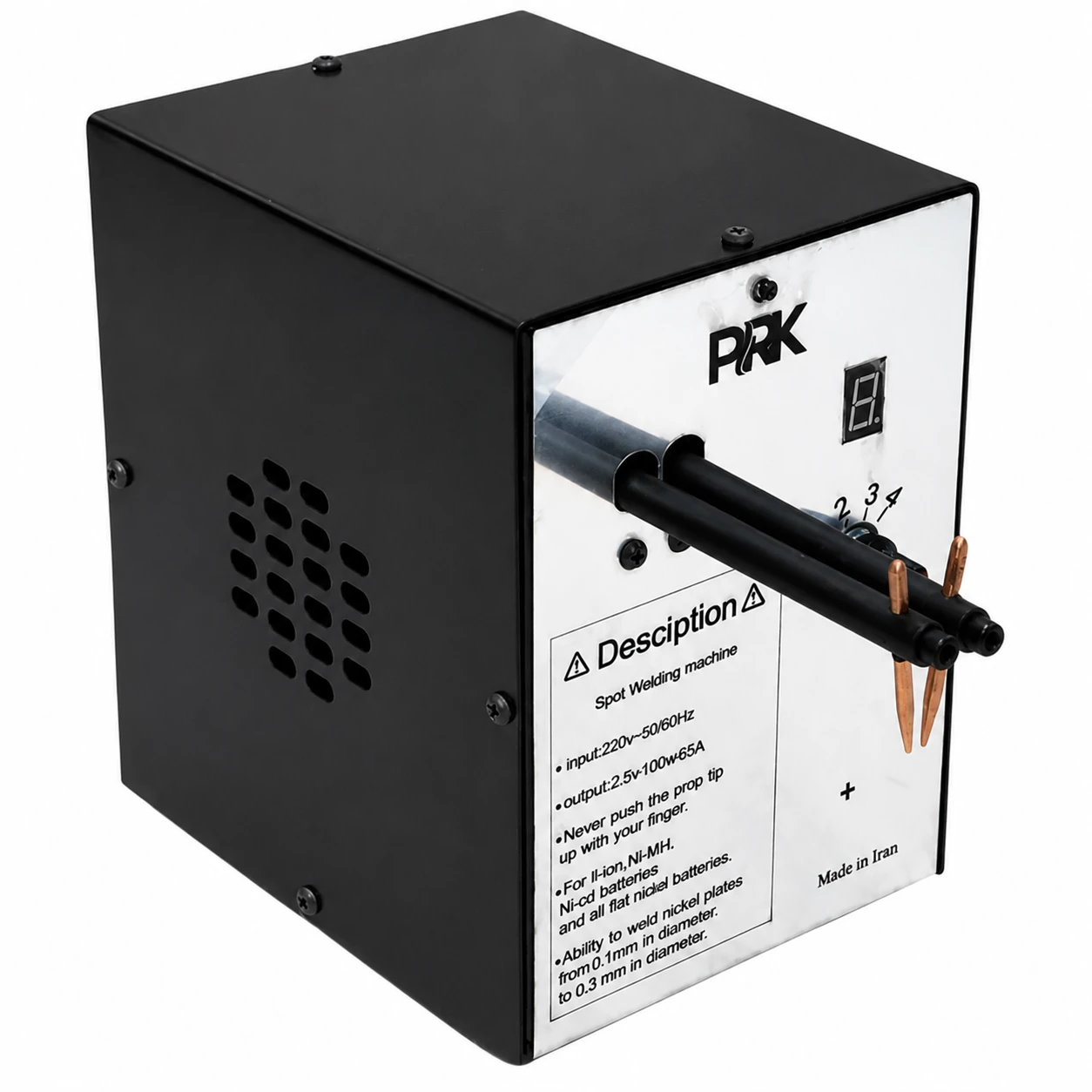 331b3267-a2cb-4dde-bdae-71a64b94ee6a.png دستگاه نقطه جوش PRK جوش باتری و ورق های فلزی 3000 وات (12 ماه گارانتی) - تصویر 1